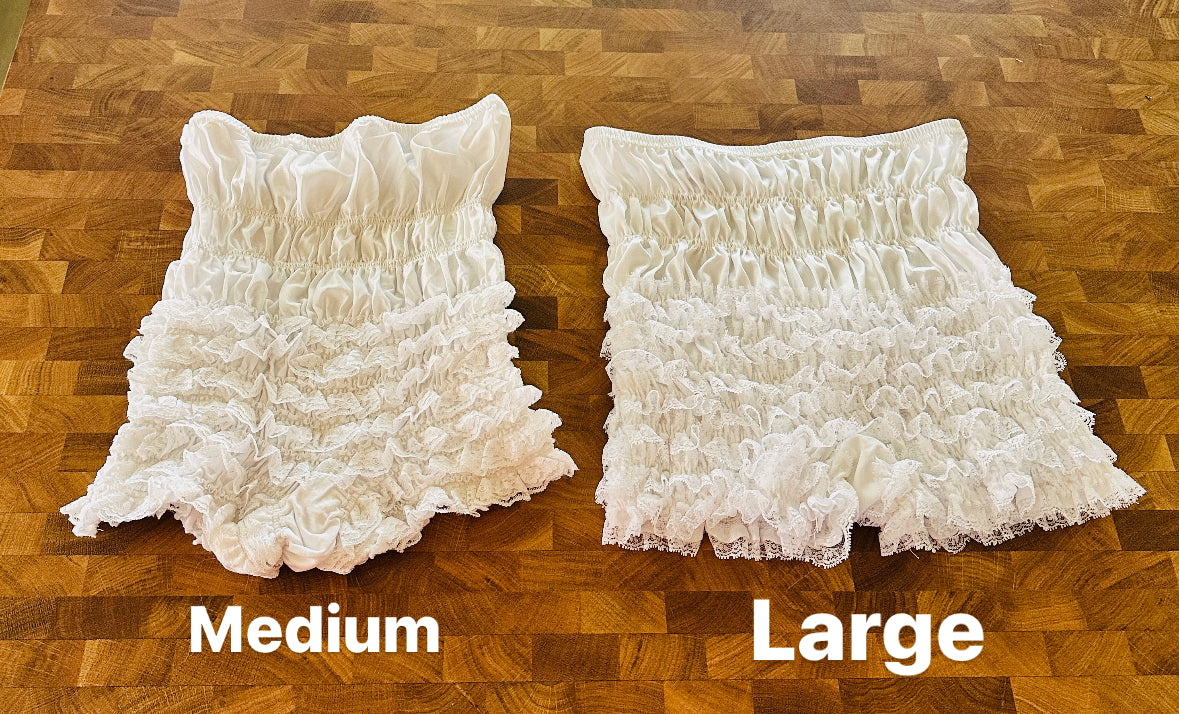 Malco Modes Women's Folklorico Dance Bloomers, Pettipants, Lace Ruffle