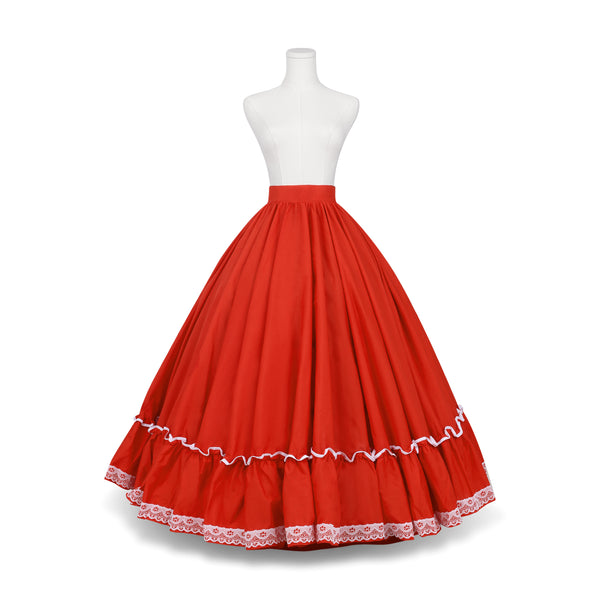 Kakentli Folklorico Dance Practice Skirt, Poplin, Doble Vuelo, Academy Collection