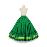 Hoja de Maiz Doble Vuelo Folklórico Practice Skirt – Bandera