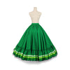 Hoja de Maiz Doble Vuelo Folklórico Practice Skirt – Bandera