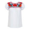 Women's Folklorico Embroidered Short-Sleeve Blouse