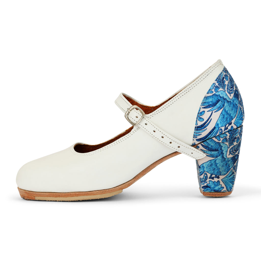 Danzarteb Women's Shoes with Nails, Leather, Tenango Ankle, 7cm Heel