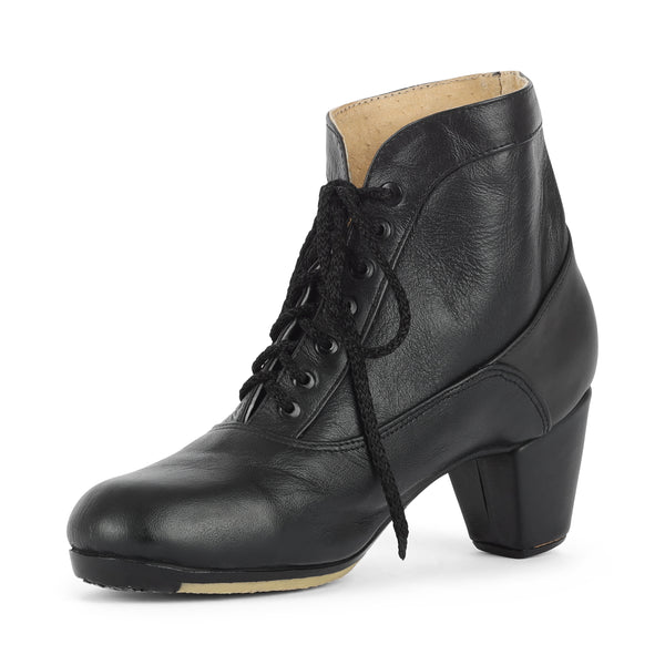Danzarteb Women's Dance Ankle Boots with Nails, Leather, Botina Elena, 2.5
