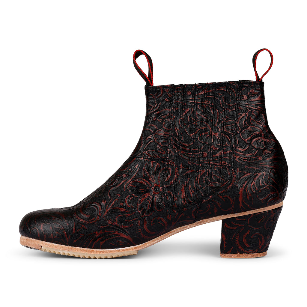 Manzano Men's Boots, Embossed Leather - 5cm Heel