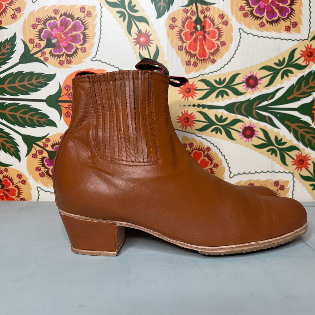 Folkicks Men's Folklorico Boots with Nails, Leather, 5cm Heel
