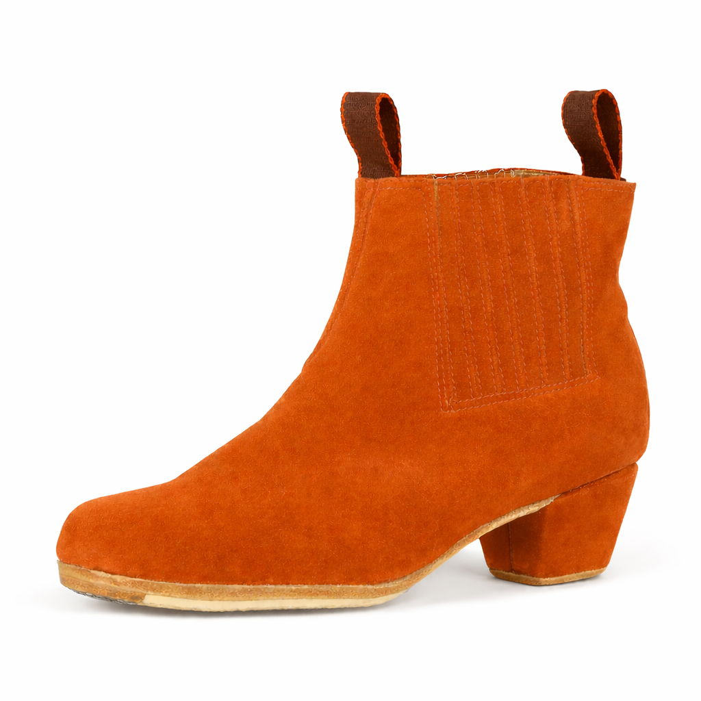 Danzarteb Men's Folklorico Boots with Nails, Suede, 5cm Heel