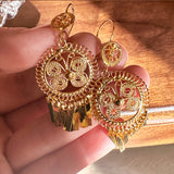 Folklorico Filigree Earrings, Small Butterfly Earrings