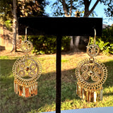 Folklorico Filigree Earrings, Small Butterfly Earrings