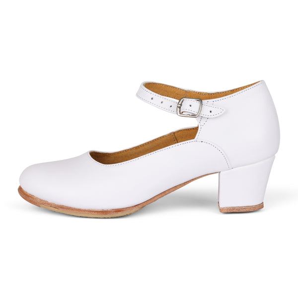 Folkicks Women's Beginner Folklorico Dance Shoes with Nails, 5cm Heel - Linea Basica