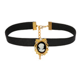 Jarocho Cameo Choker -  Gargantilla Jarocha con Camafeo