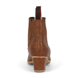 Folkicks Men's Folklorico Boots with Nails, Leather, Embossed, 6cm Heel