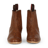 Folkicks Men's Folklorico Boots with Nails, Leather, Embossed, 6cm Heel