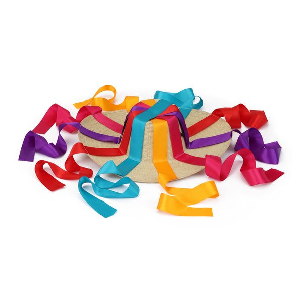Danza de Los Viejitos Sombrero with Satin Ribbons