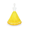 Hoja de Maiz Doble Vuelo Folklórico Practice Skirt – Amarillo