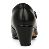 Lucero 150 Women's Folklorico Shoes with Nails, Leather, 6cm Heel