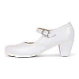Lucero 150 Women's Folklorico Shoes with Nails, Leather, 6cm Heel
