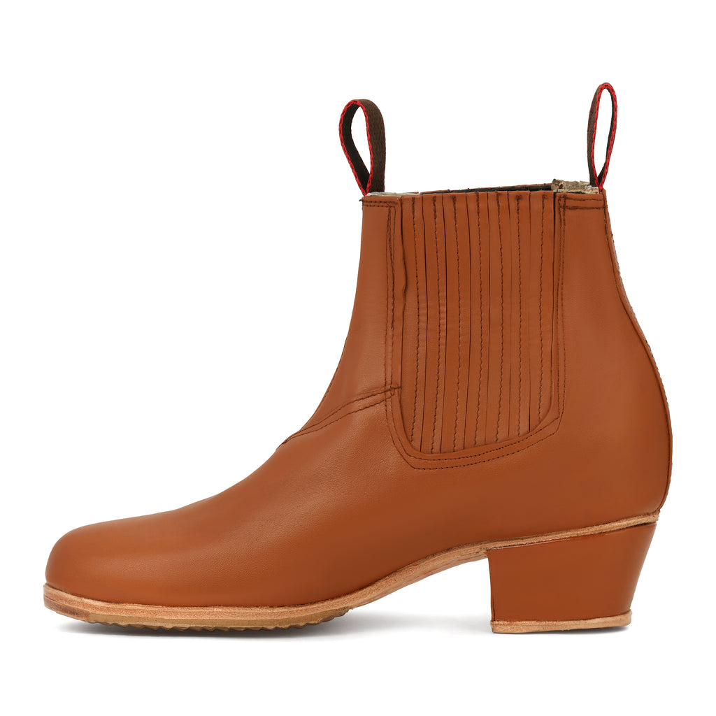 Folkicks Men's Folklorico Boots with Nails, Leather, 5cm Heel