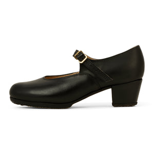 Cesman Women's Leather Folklórico Shoes – Wide – 6cm Heel