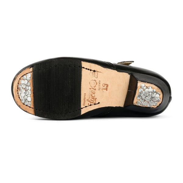 Lucero 120 Kids Folklorico Leather Shoes with Nails