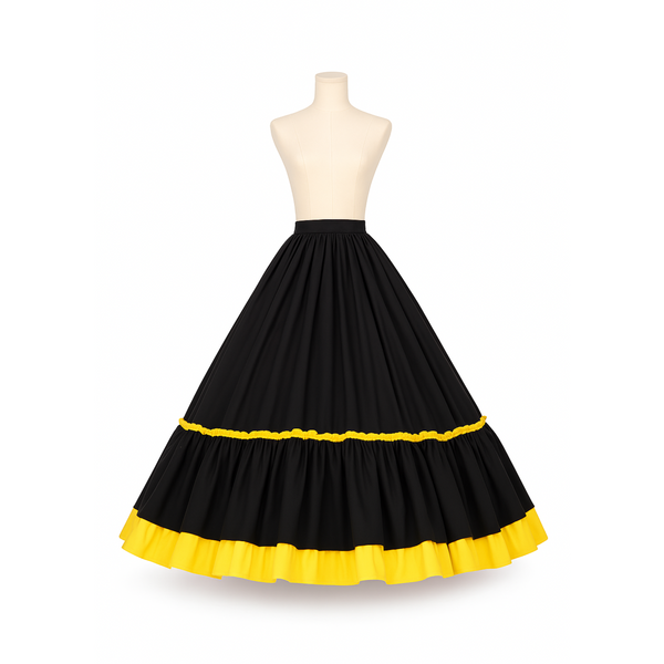 Makech Doble Vuelo Folklórico Practice Skirt, Doble Holán