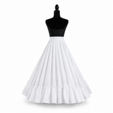 Kakentli Women's & Girls' Folklorico Practice Skirt – Poplin, Doble Vuelo (Vintage Colors)